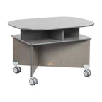 ECR4Kids Mobile Collaboration Table with Storage, Multipurpose Furniture