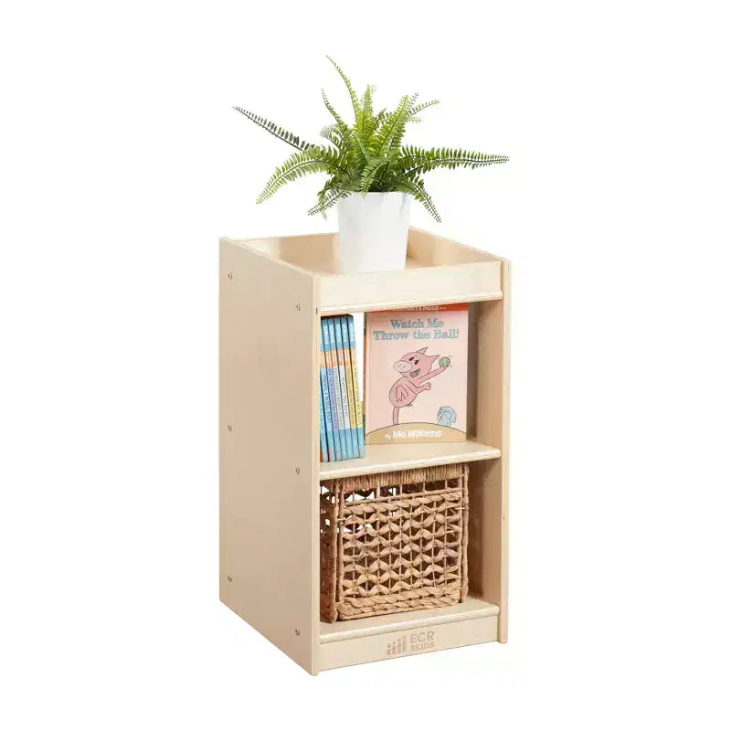 Meuble de rangement vertical double face à 2 compartiments ECR4Kids, mobilier de classe