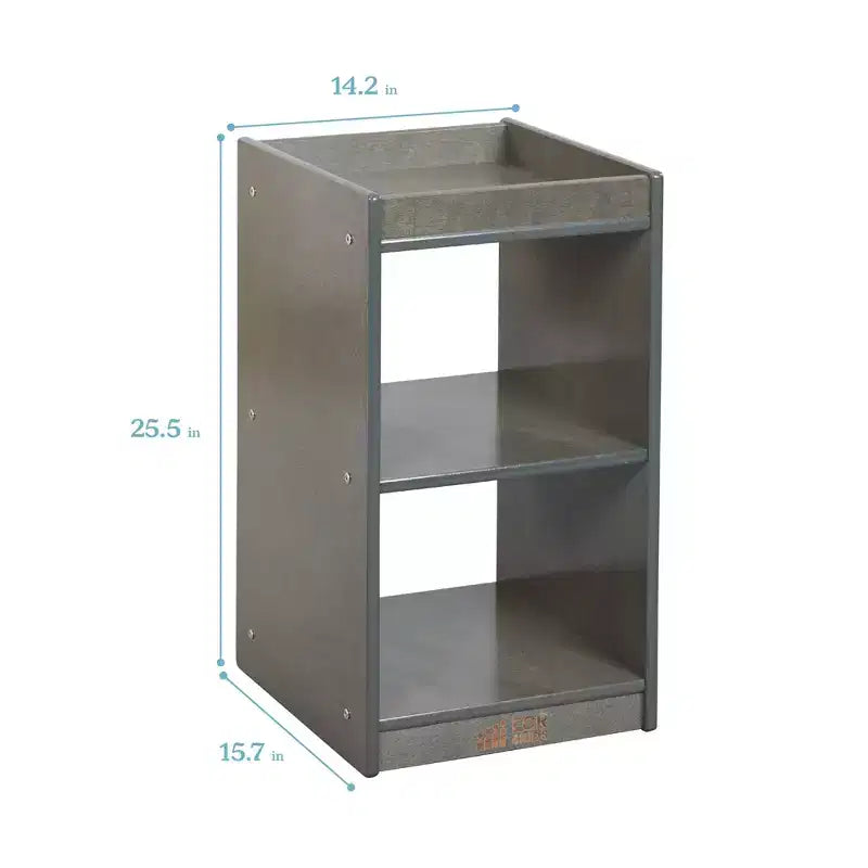 Meuble de rangement vertical double face à 2 compartiments ECR4Kids, mobilier de classe