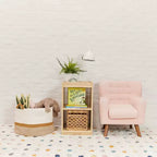 Meuble de rangement vertical double face à 2 compartiments ECR4Kids, mobilier de classe