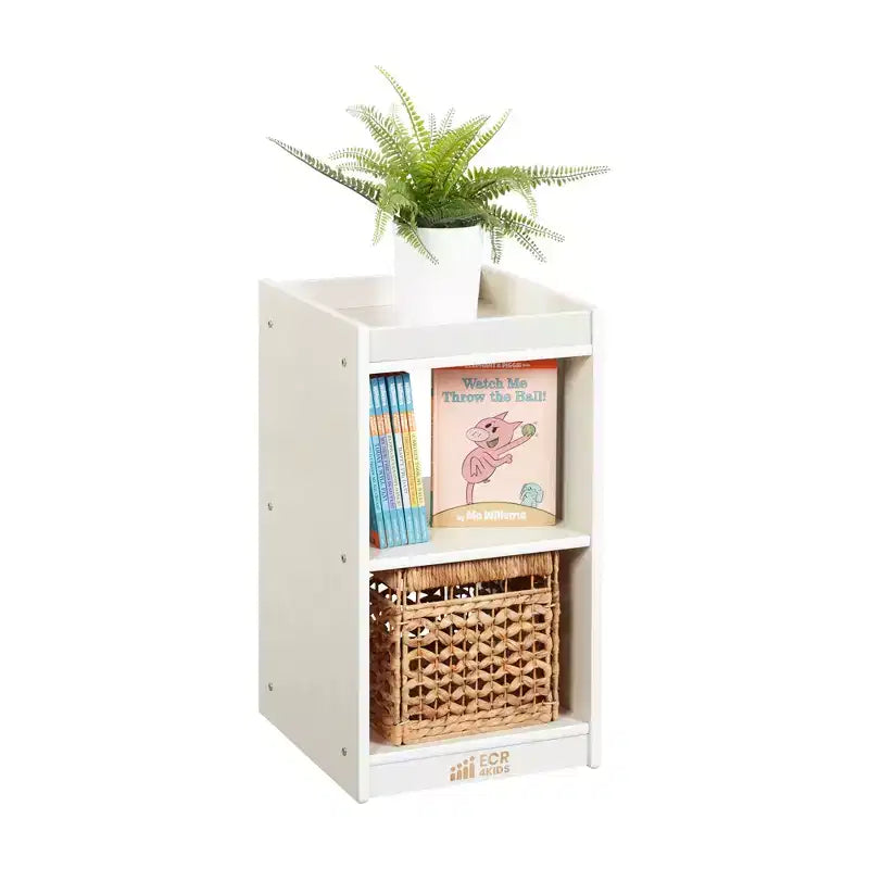 Meuble de rangement vertical double face à 2 compartiments ECR4Kids, mobilier de classe