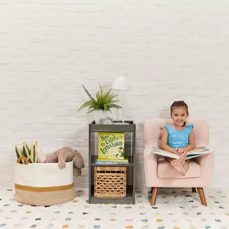 Meuble de rangement vertical double face à 2 compartiments ECR4Kids, mobilier de classe