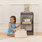 Meuble de rangement vertical double face à 2 compartiments ECR4Kids, mobilier de classe