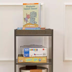 Meuble de rangement vertical double face à 2 compartiments ECR4Kids, mobilier de classe
