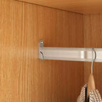 Famapy Armoire 4 portes beige avec finition couleur bois 2 tiroirs du bas Meuble de rangement élégant
