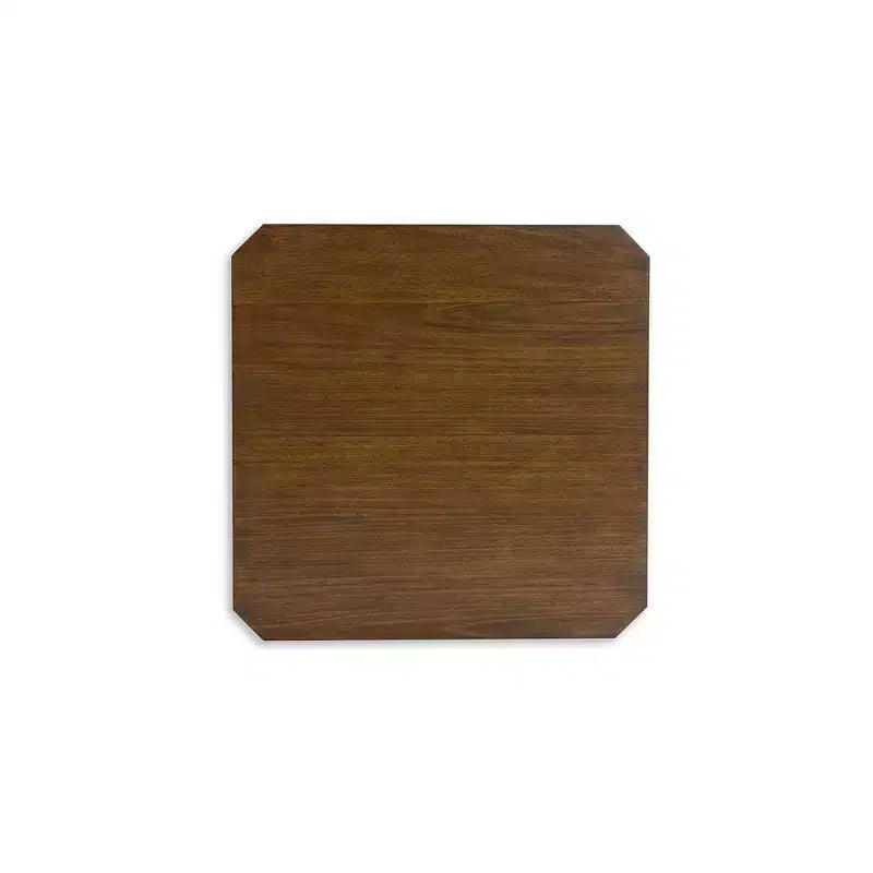 Signature Design by Ashley Trenmour Table d'appoint carrée mi-siècle, Brun moyen