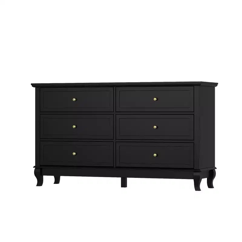 Famapy Commode double à 6 tiroirs, Organiseur de rangement pour chambre à coucher