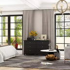 Famapy Commode double à 6 tiroirs, Organiseur de rangement pour chambre à coucher
