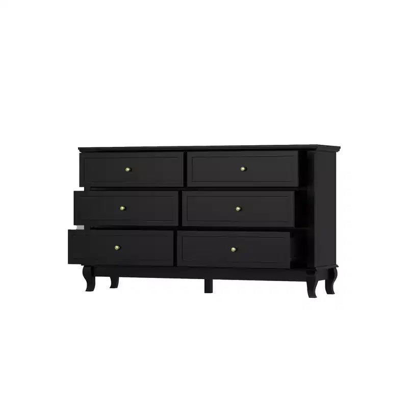 Famapy Commode double à 6 tiroirs, Organiseur de rangement pour chambre à coucher