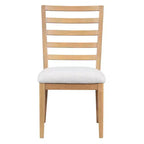 Ensemble de salle à manger fonctionnel Whisen 5 pièces, style rustique rétro, avec 1 table extensible et 4 chaises rembourrées