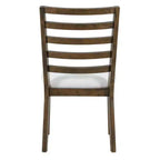 Ensemble de salle à manger fonctionnel Whisen 5 pièces, style rustique rétro, avec 1 table extensible et 4 chaises rembourrées