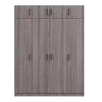 Armoire 4 portes avec 1 tiroir et compartiments supérieurs - ModernLuxe