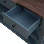 Console Whisen Modern Design avec 3 tiroirs et 2 étagères ouvertes
