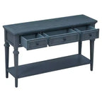 Console Whisen de style rétro classique avec 3 tiroirs supérieurs et étagère ouverte