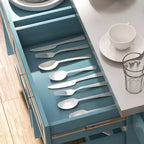 Chariot de cuisine roulant HOMCOM avec roulettes, Chariot de cuisine portable avec plateau en acier inoxydable, 2 tiroirs, porte-épices, porte-couteaux et porte-serviettes