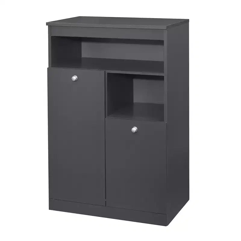 Meuble de rangement pour chaussures Kings Brand Furniture Lily à 2 portes, Gris