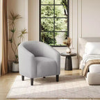 Fauteuil d'appoint Yaheetech en forme de tonneau avec revêtement pour salon