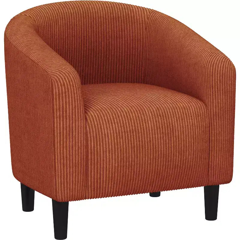 Fauteuil d'appoint Yaheetech en forme de tonneau avec revêtement pour salon