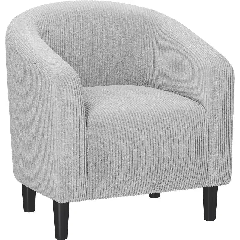 Fauteuil d'appoint Yaheetech en forme de tonneau avec revêtement pour salon