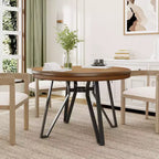 Table de salle à manger ronde Christopher Knight Home Wedy 46.85, 4 places, avec pieds épingle