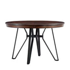 Table de salle à manger ronde Christopher Knight Home Wedy 46.85, 4 places, avec pieds épingle