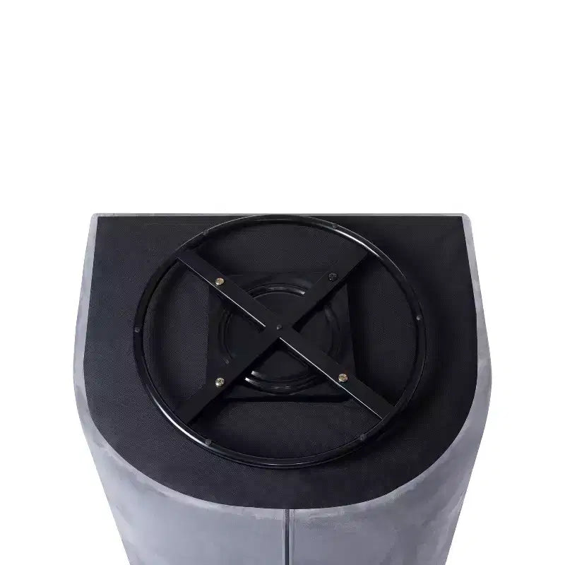Home Imports Emporium Fauteuil club pivotant à 360° – Fauteuil d'appoint moderne avec accoudoirs, design baquet confortable pour salon ou petits espaces