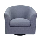 Home Imports Emporium Fauteuil club pivotant à 360° – Fauteuil d'appoint moderne avec accoudoirs, design baquet confortable pour salon ou petits espaces