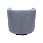 Home Imports Emporium Fauteuil club pivotant à 360° – Fauteuil d'appoint moderne avec accoudoirs, design baquet confortable pour salon ou petits espaces