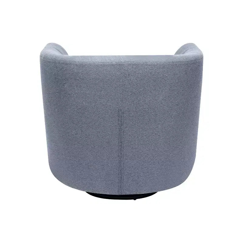 Home Imports Emporium Fauteuil club pivotant à 360° – Fauteuil d'appoint moderne avec accoudoirs, design baquet confortable pour salon ou petits espaces