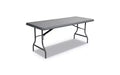 Iceberg IndestrucTable Industrial Folding Table, Rectangular, 72 x 30 x 29, Charcoal