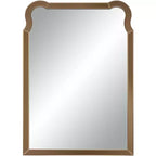 Noble Park Natalya 27 x 39 Warm Gold Rectangular Wall Mirror