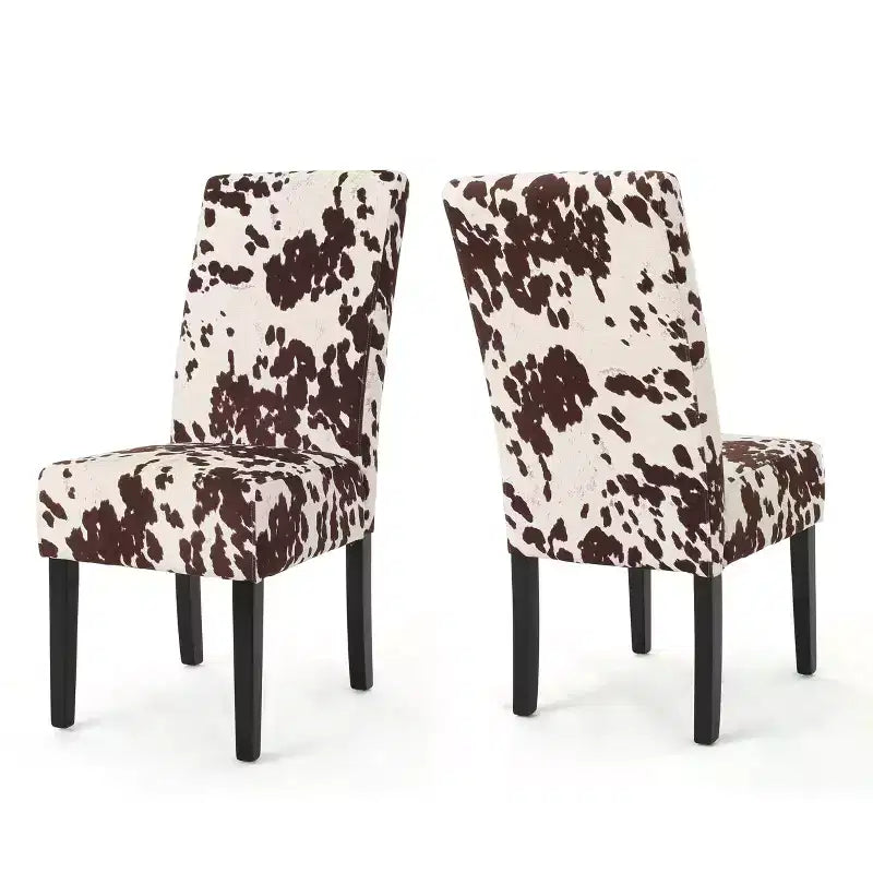 Chaises de salle à manger capitonnées contemporaines GDFStudio Thurber (lot de 2)