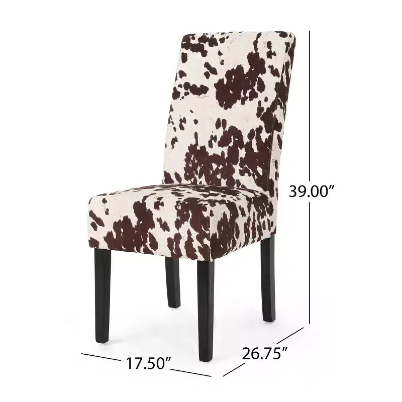 Chaises de salle à manger capitonnées contemporaines GDFStudio Thurber (lot de 2)