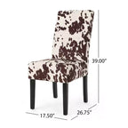 Chaises de salle à manger capitonnées contemporaines GDFStudio Thurber (lot de 2)