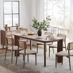 PexFix 67x33.5 Table à manger en bois massif Tables de cuisine ovales