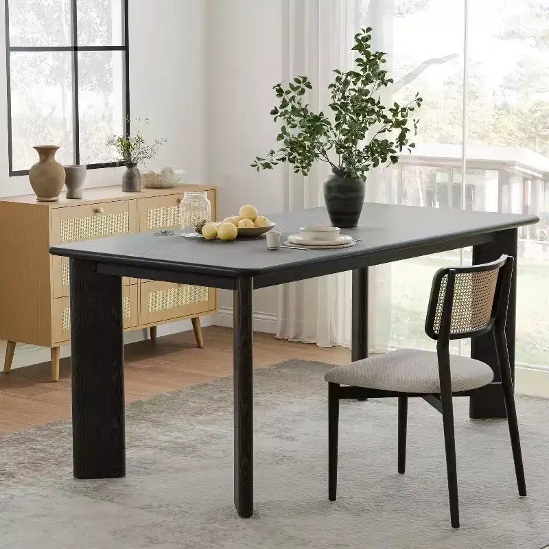 PexFix 67x33.5 Table à manger en bois massif Tables de cuisine ovales