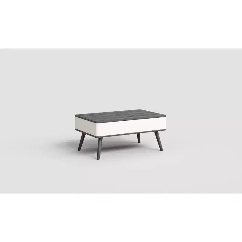 Table basse relevable en bois de 102 cm avec rangement caché - Tree City