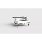Table basse relevable en bois de 102 cm avec rangement caché - Tree City