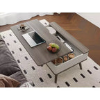 Table basse relevable en bois de 102 cm avec rangement caché - Tree City