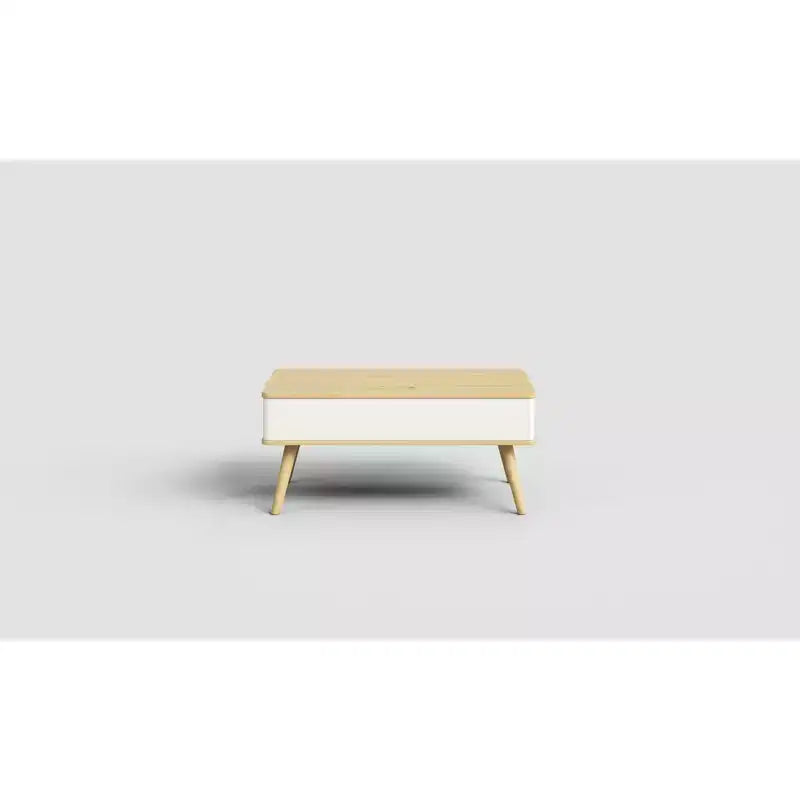 Table basse relevable en bois de 102 cm avec rangement caché - Tree City