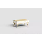 Table basse relevable en bois de 102 cm avec rangement caché - Tree City