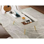 Table basse relevable en bois de 102 cm avec rangement caché - Tree City