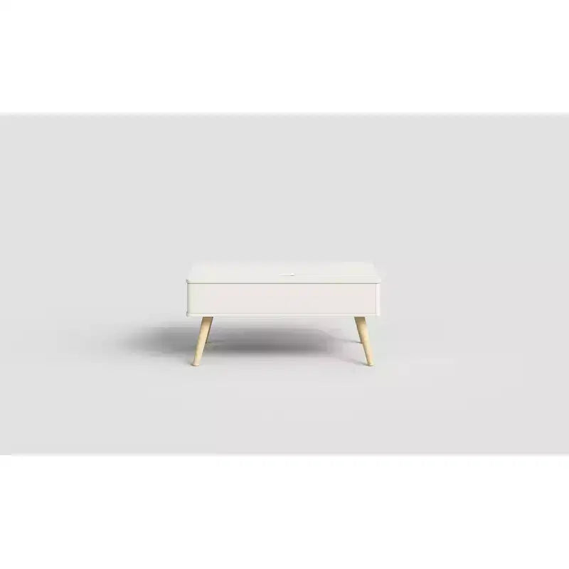 Table basse relevable en bois de 102 cm avec rangement caché - Tree City