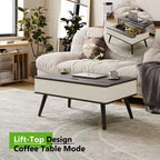 40'' Wood Lift Top Coffee Table with Hidden Storage - Tree City