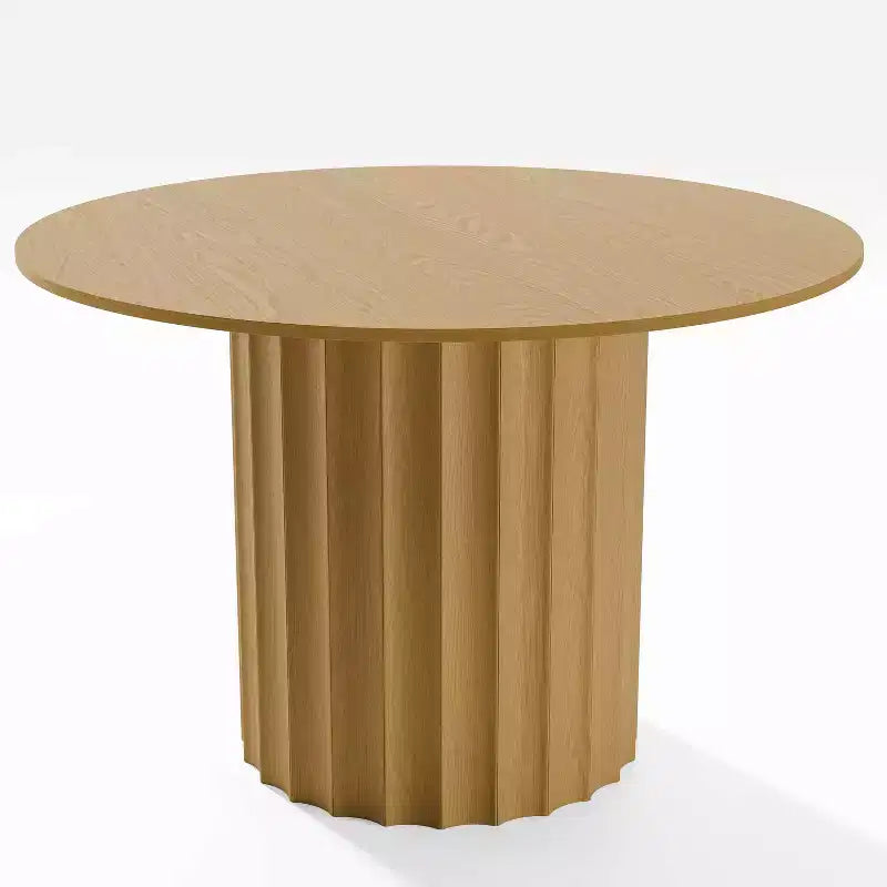 PexFix Table de salle à manger ronde en bois massif 46 Tables de cuisine
