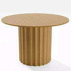 PexFix Table de salle à manger ronde en bois massif 46 Tables de cuisine