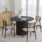 PexFix 46 Round Solid Wood Dining Table Kitchen Tables