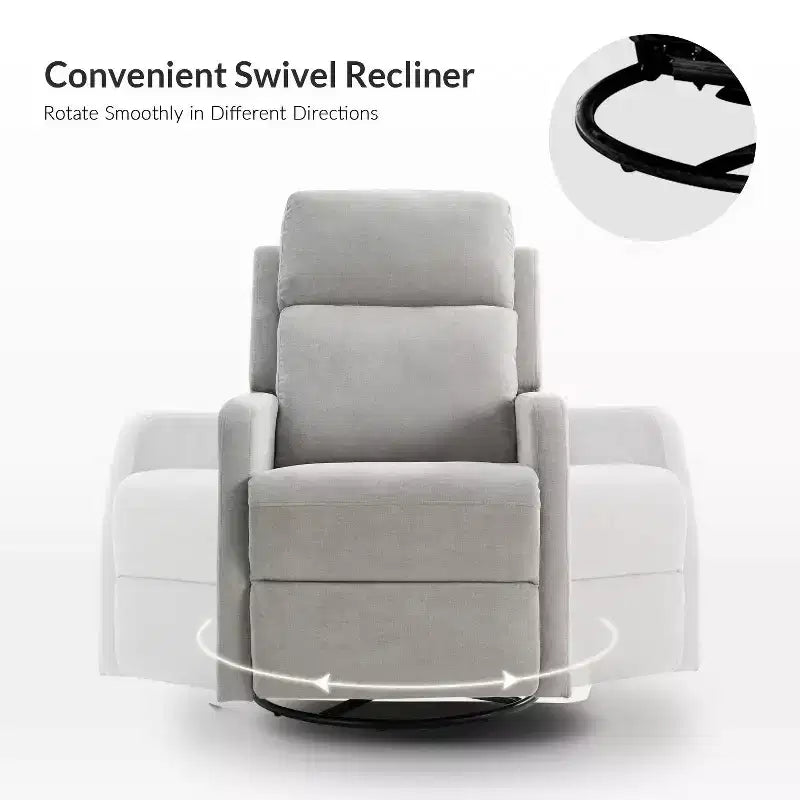 Nestor Fauteuil inclinable pivotant - Lot de 2 avec fonction pivotante | ART OF LIVING DESIGNS