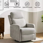 Nestor Fauteuil inclinable pivotant - Lot de 2 avec fonction pivotante | ART OF LIVING DESIGNS