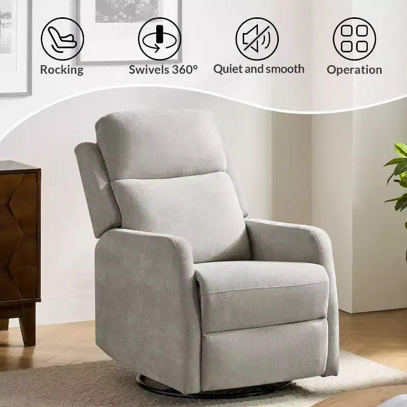 Nestor Fauteuil inclinable pivotant - Lot de 2 avec fonction pivotante | ART OF LIVING DESIGNS